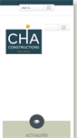 Mobile Screenshot of cha-constructions.com