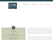Tablet Screenshot of cha-constructions.com